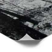 雪に覆われた木 ポスター (角)