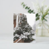 雪に覆われた木 ポストカード (スタンド正面)