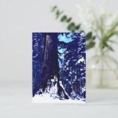 雪に覆われた木 ポストカード (スタンド正面)