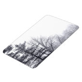 雪に覆われた木：水平 マグネット (左側)