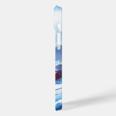雪に覆われた村の静かな冬の夜 Case-Mate iPhoneケース (裏面 / 左)