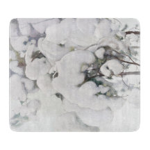 雪に覆われた松のサプリング(Pekka Halonen)