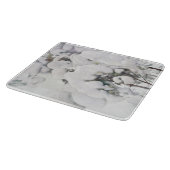 雪に覆われた松のサプリング(Pekka Halonen) カッティングボード (角)