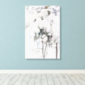 雪に覆われた松のサプリング(Pekka Halonen) キャンバスプリント (インサイチュ (ウッドフロア))