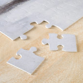 雪に覆われた松のサプリング(Pekka Halonen) ジグソーパズル (側面)