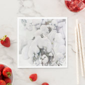 雪に覆われた松のサプリング(Pekka Halonen) スタンダードランチョンナプキン (インサイチュ)