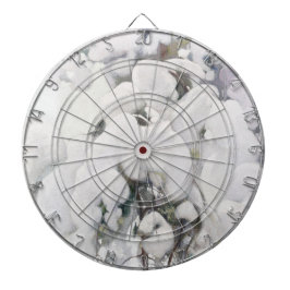 雪に覆われた松のサプリング(Pekka Halonen) ダーツボード