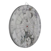 雪に覆われた松のサプリング(Pekka Halonen) ダーツボード (正面左)