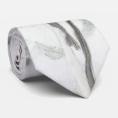 雪に覆われた松のサプリング(Pekka Halonen) ネクタイ (ロール)