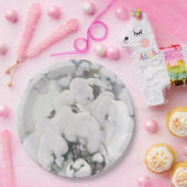 雪に覆われた松のサプリング(Pekka Halonen) ペーパープレート (パーティー)