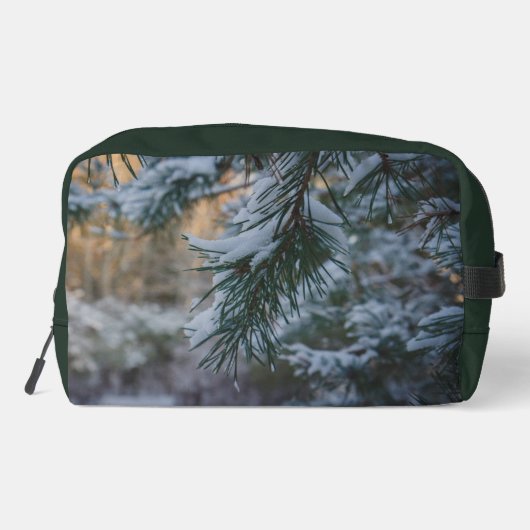 雪に覆われた松 ドップキット (裏面)