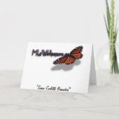 雪に覆われた枝冬の抽象芸術 カード (裏面)