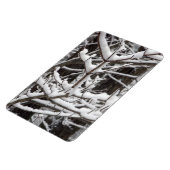 雪に覆われた枝 マグネット (左側)