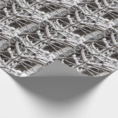 雪に覆われた枝 ラッピングペーパー (角)