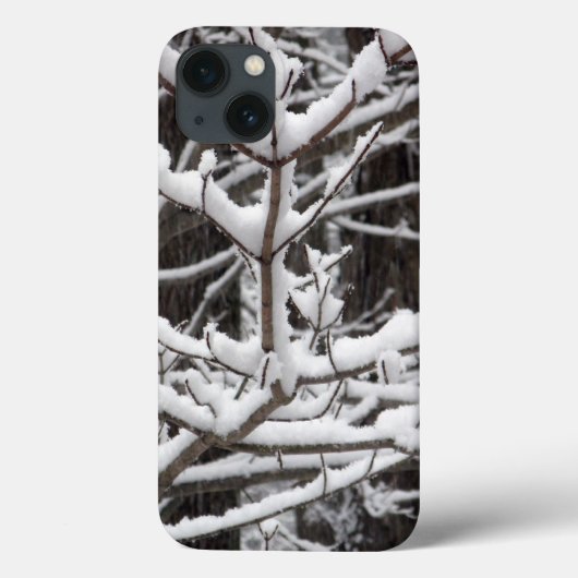 雪に覆われた枝 Case-Mate iPhoneケース (裏面)