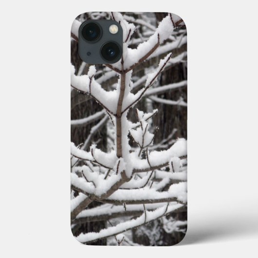 雪に覆われた枝 Case-Mate iPhoneケース (裏面)