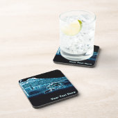 雪に覆われた狼 コースター (右側)