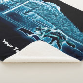 雪に覆われた狼 シェルパブランケット (3/4)