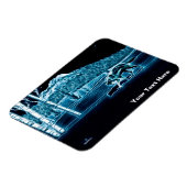 雪に覆われた狼 マグネット (左側)