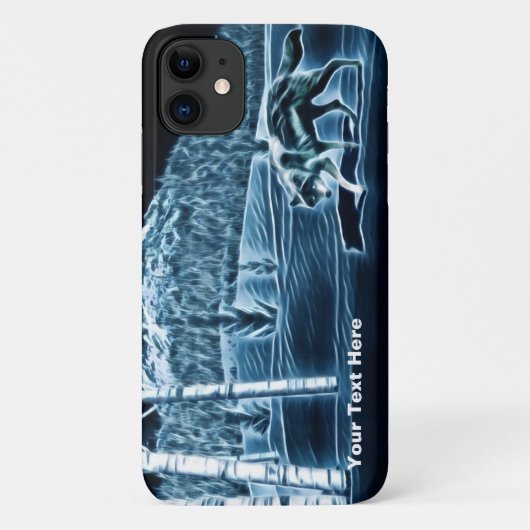 雪に覆われた狼 Case-Mate iPhoneケース (裏面)