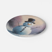 雪に覆われた白昼夢 ペーパープレート (アングル)