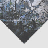 雪に覆われた白鳥、池の冬 薄葉紙 (詳細)