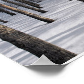 雪に覆われた童話の森 ポスター (角)