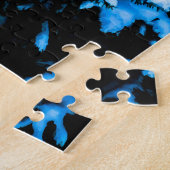 雪に覆われた若松 ジグソーパズル (側面)