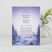 雪に覆われた谷の小屋 招待状 (スタンド正面)