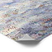 雪に覆われた道の車 ポスター (角)