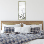 雪に覆われた風景 – アー日本のト キャンバスプリント (インサイチュ (寝室))