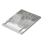 雪に覆われた風景 ノートパッド (回転)