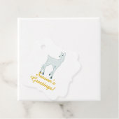 雪に覆われた鹿 フェイバータグ (インサイチュ)