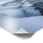 雪に覆われた フォトプリント            (角)