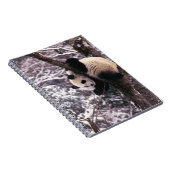 雪に覆わ遊れた木の上のパンダの仔 ノートブック (右側)