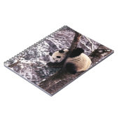 雪に覆わ遊れた木の上のパンダの仔 ノートブック (左側)