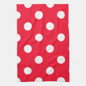 雪に赤 キッチンタオル (縦)