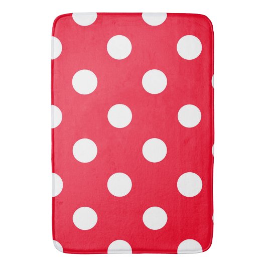 雪に赤 バスマット (正面縦)