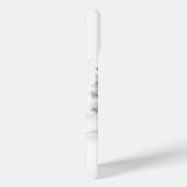 雪に長い髪のダシュントのドキシソーセージ犬 Case-Mate iPhoneケース (裏面 / 右)