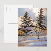 雪に閉ざされて ポストカード (正面/裏面)