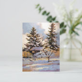 雪に閉ざされて ポストカード (スタンド正面)