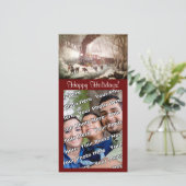 雪に閉じ込められた列車のフォトカード シーズンカード (スタンド正面)