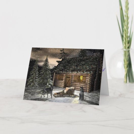 雪に閉じ込められた シーズンカード (正面)