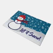 雪に降らせて ドアマット (アングル)