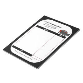 雪に雪が積もった積雪荷受取請求書 ノートパッド