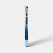 雪のある冬の風景 iPhoneケース (左側面)