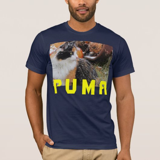 雪のあるPUMA Tシャツ (正面)