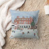 雪のおもしろい1991年 クッション (ブランケット)