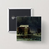 雪のお化け屋敷、1848年 缶バッジ (正面&裏面)