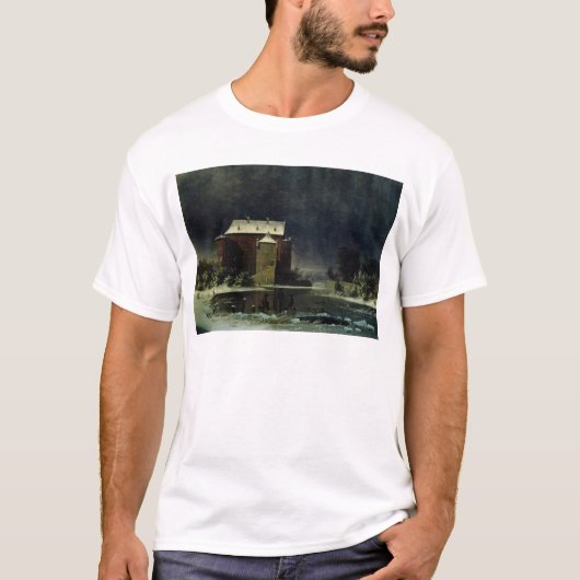 雪のお化け屋敷、1848年 Tシャツ (正面)